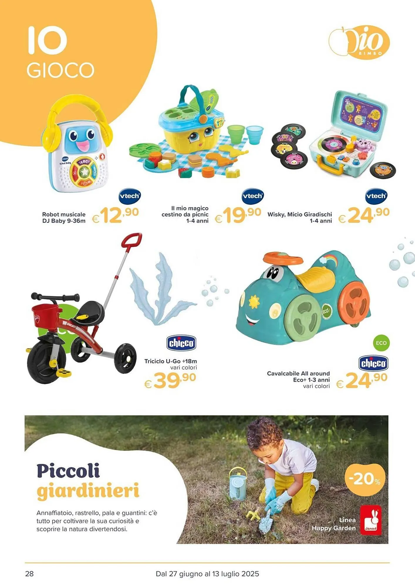 Volantino Io Bimbo da 27 giugno a 13 luglio di 2025 - Pagina del volantino 28