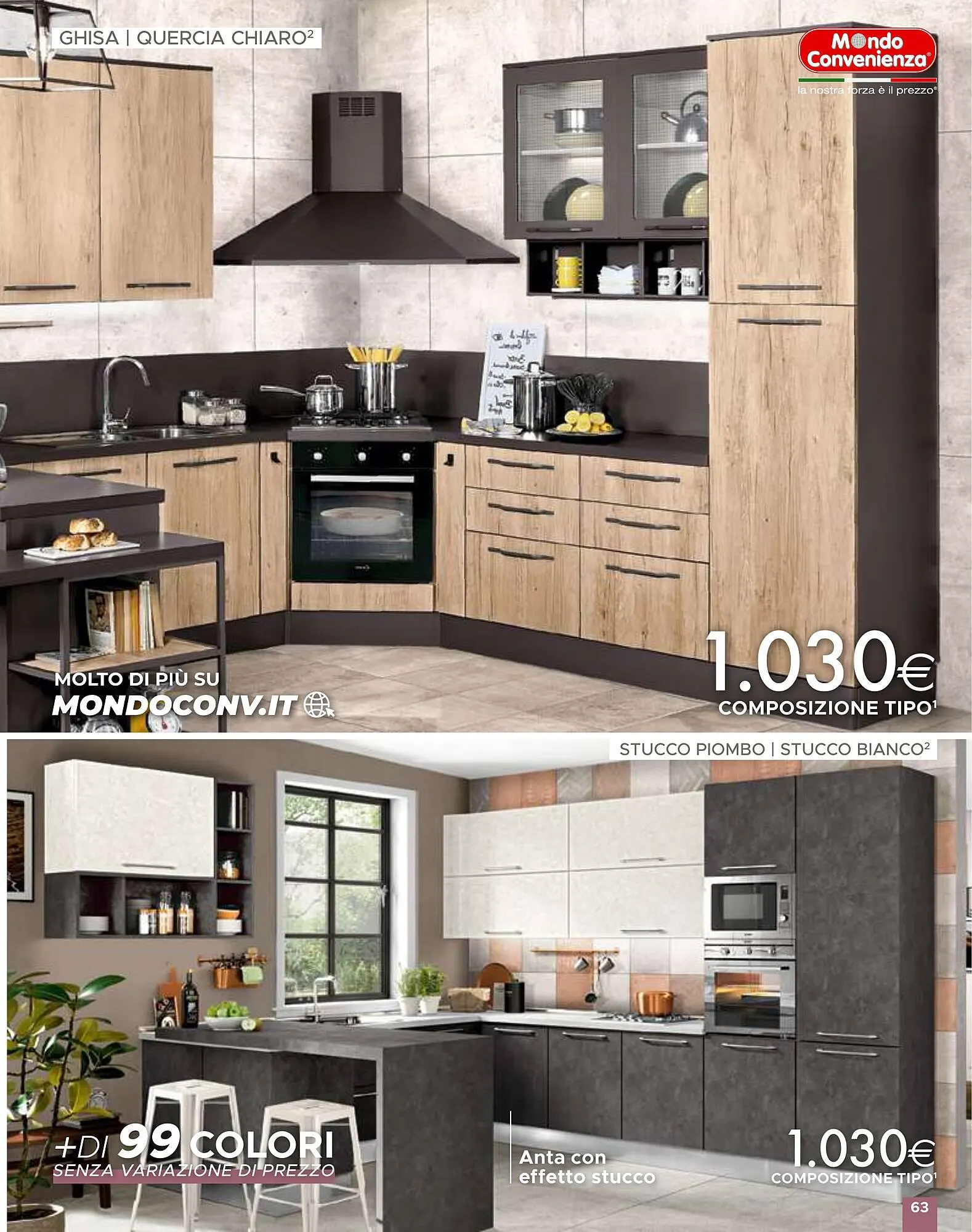 Volantino Mondo Convenienza da 1 aprile a 1 settembre di 2024 - Pagina del volantino 63