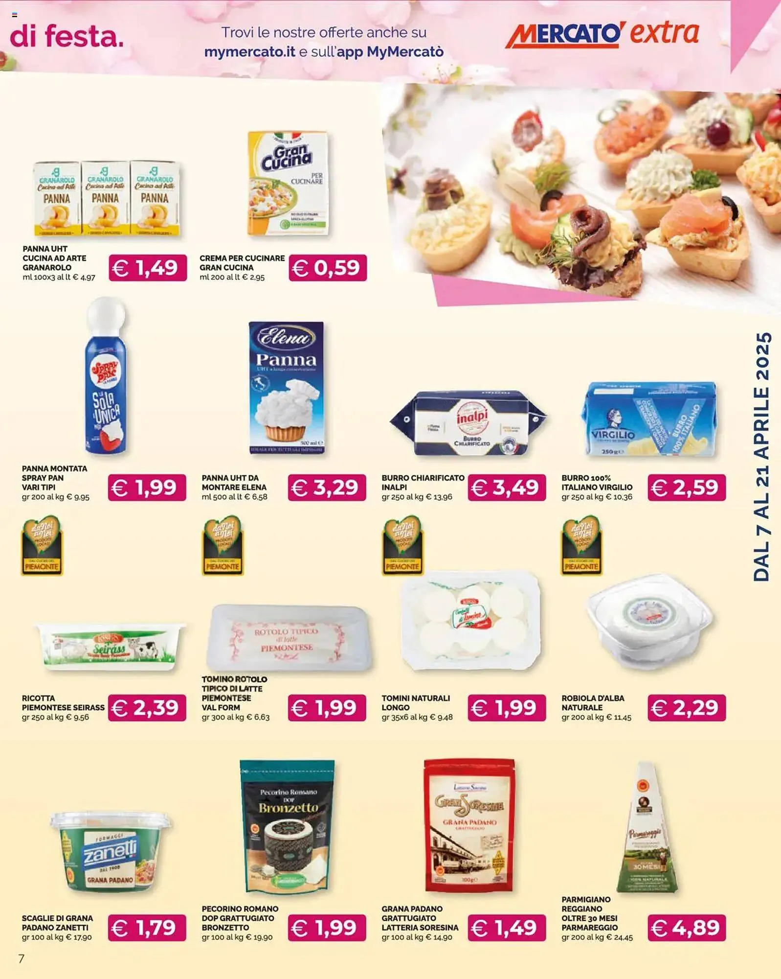 Volantino Mercatò Extra da 7 aprile a 21 aprile di 2025 - Pagina del volantino 7