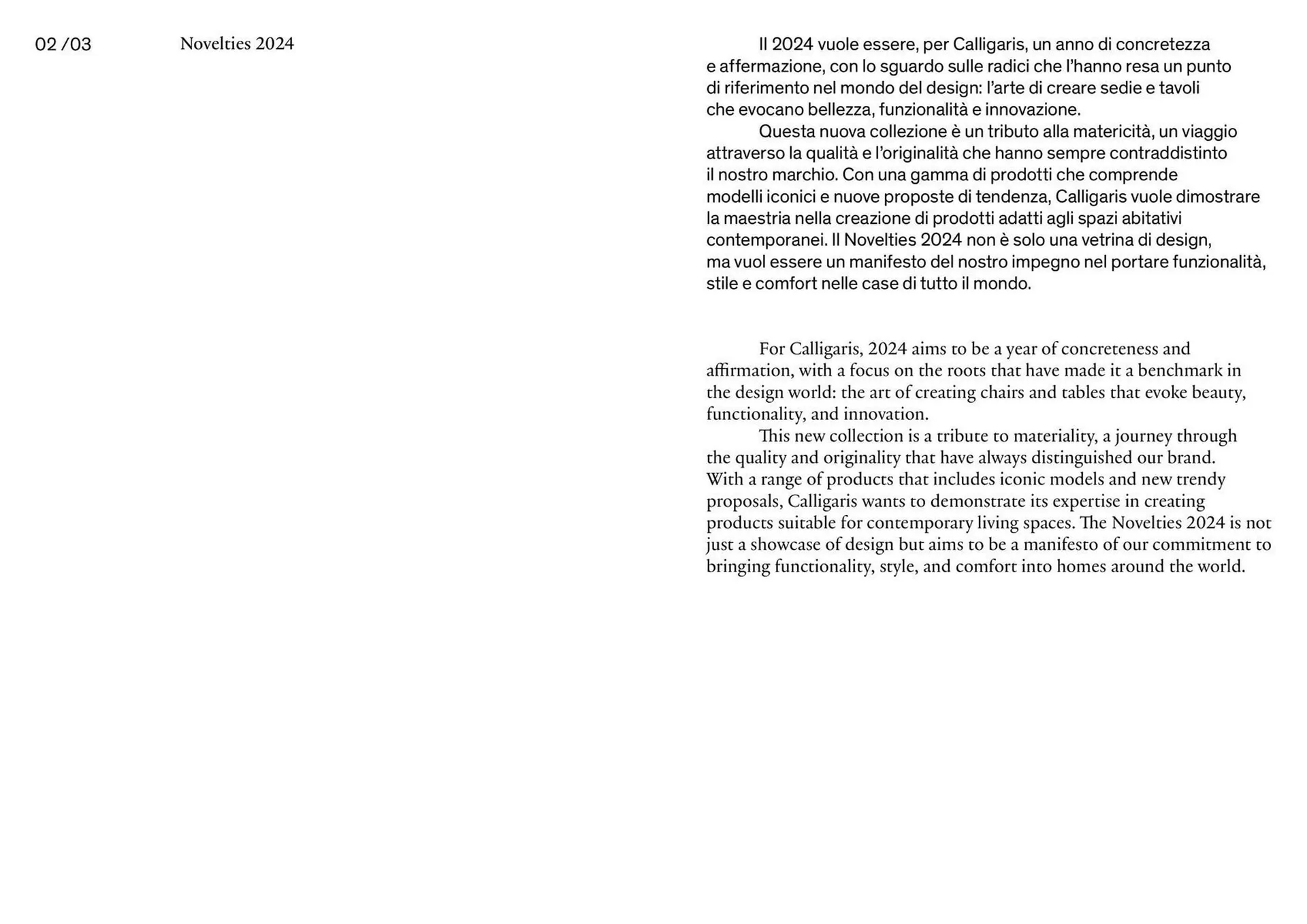 Volantino Calligaris da 5 agosto a 30 giugno di 2025 - Pagina del volantino 3