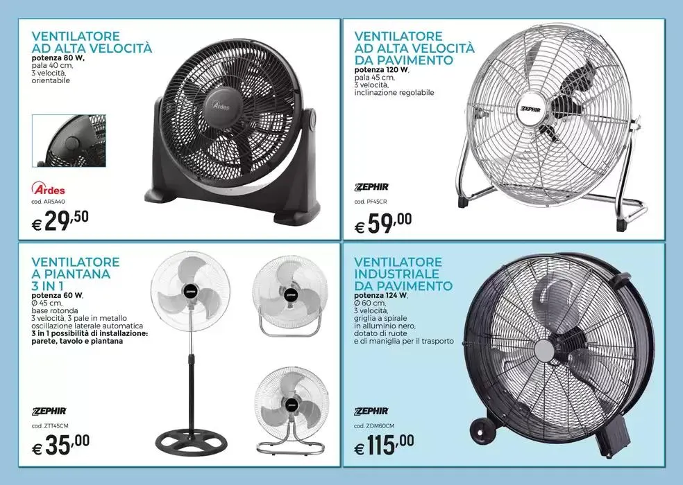 Ventilatori e Condizionatori da 19 marzo a 22 settembre di 2025 - Pagina del volantino 4