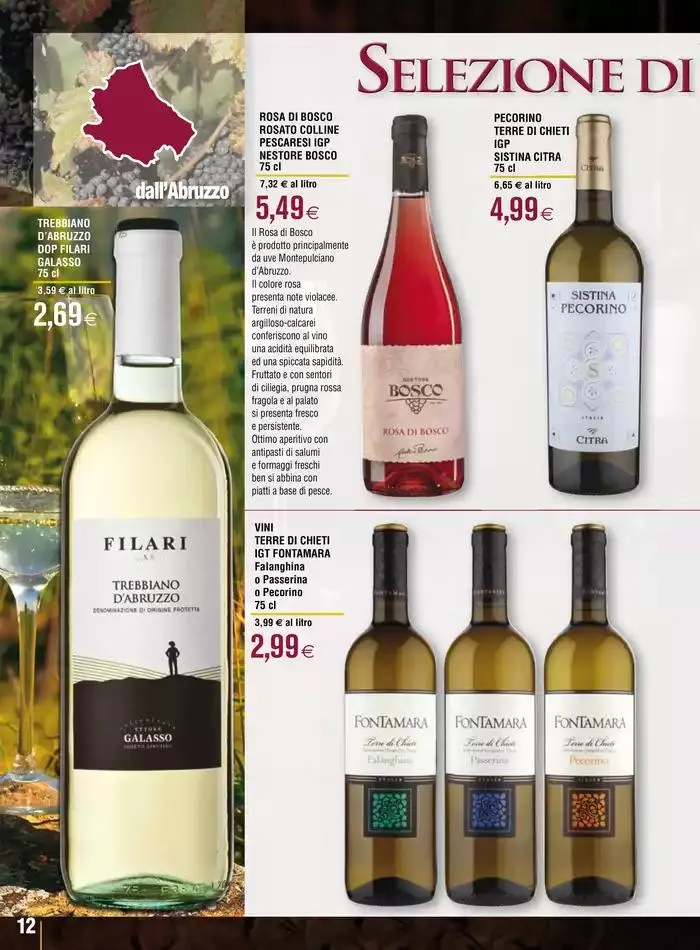 Selezione di vini italiani da 23 aprile a 21 maggio di 2025 - Pagina del volantino 12