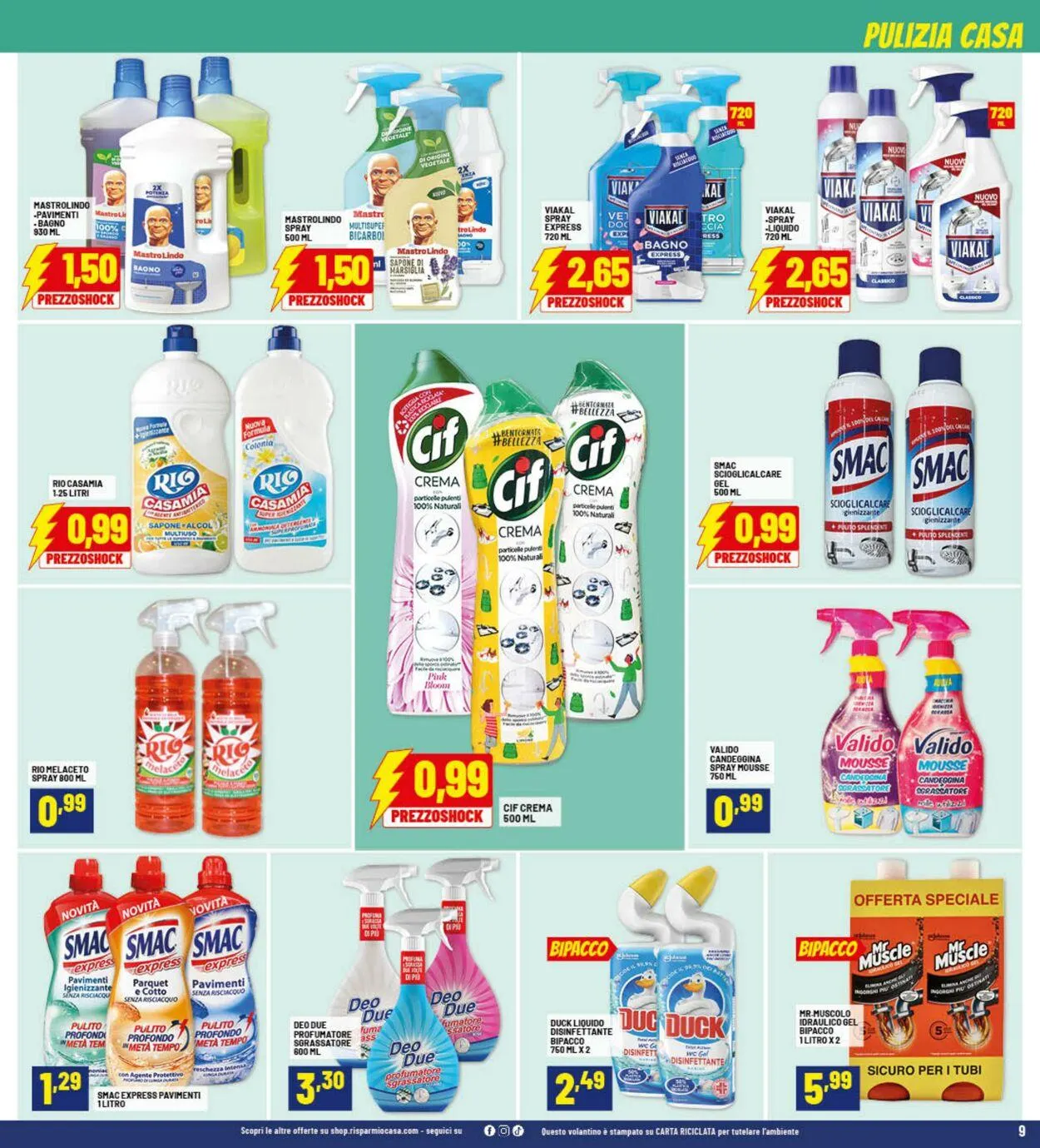 Risparmio Casa Volantino attuale da 19 maggio a 25 maggio di 2025 - Pagina del volantino 9
