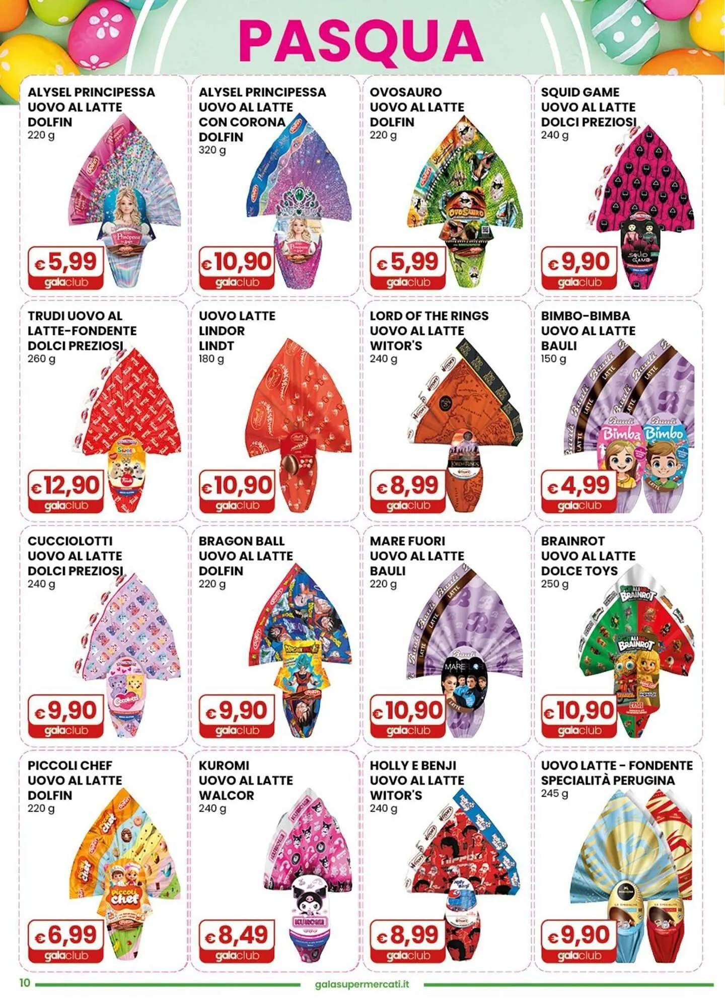Volantino Gala Supermercati da 11 marzo a 24 marzo di 2026 - Pagina del volantino 10