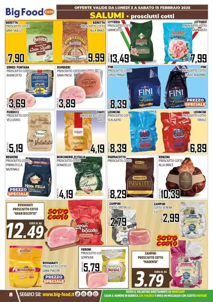 Carnevale innamorati della convenienza da 3 febbraio a 15 febbraio di 2025 - Pagina del volantino 8