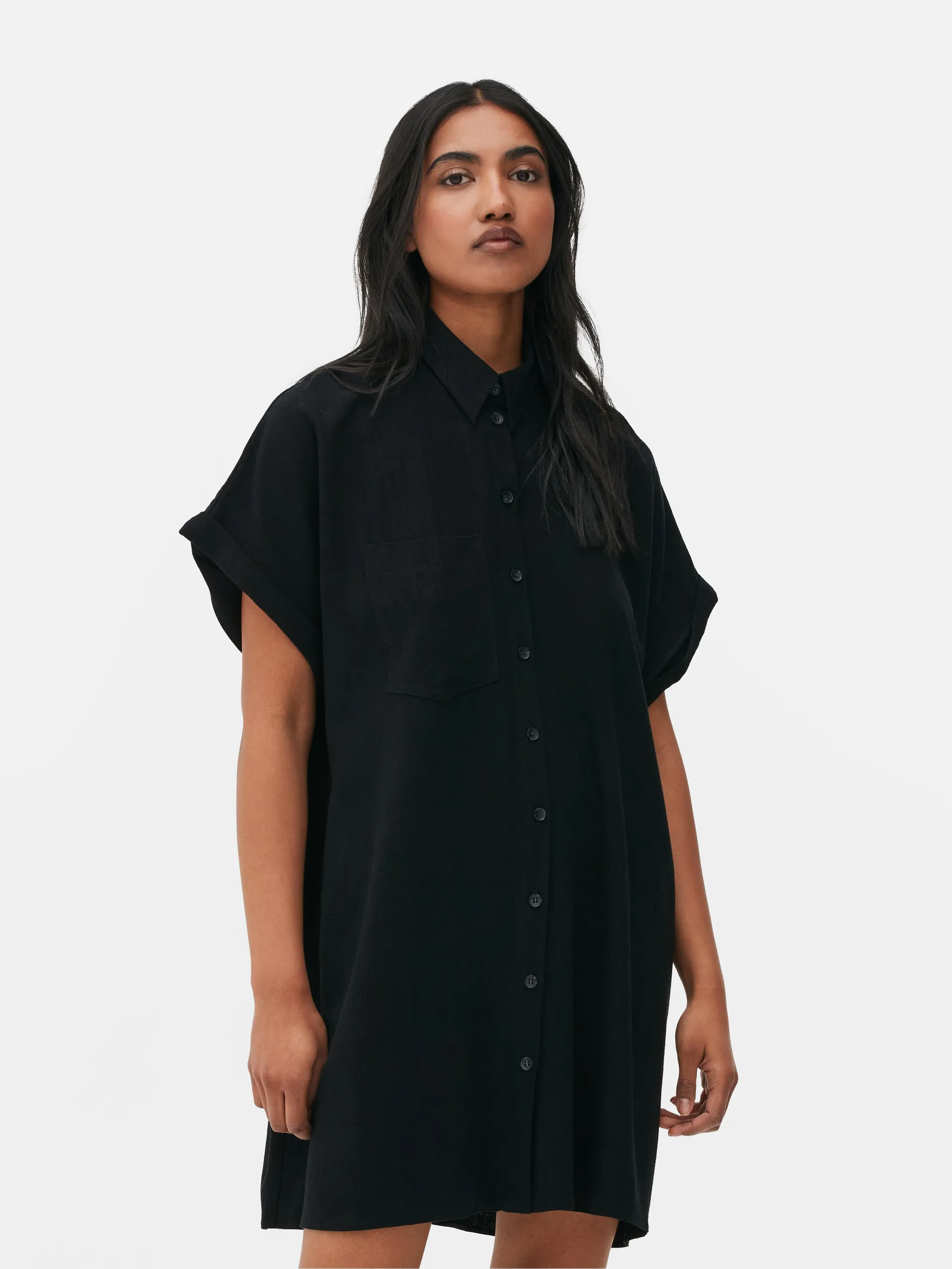 Chemisier a maniche corte comodo