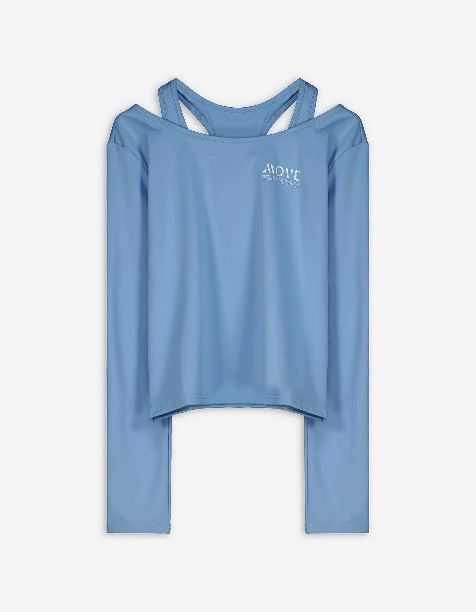 Maglia a manica lunga - Morbido al tatto - celeste