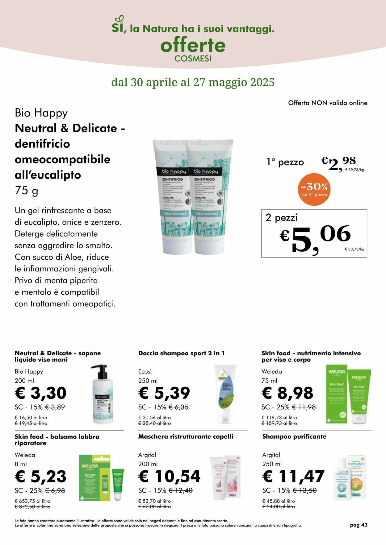 Natura Sì Volantino attuale da 24 giugno a 8 luglio di 2025 - Pagina del volantino 43
