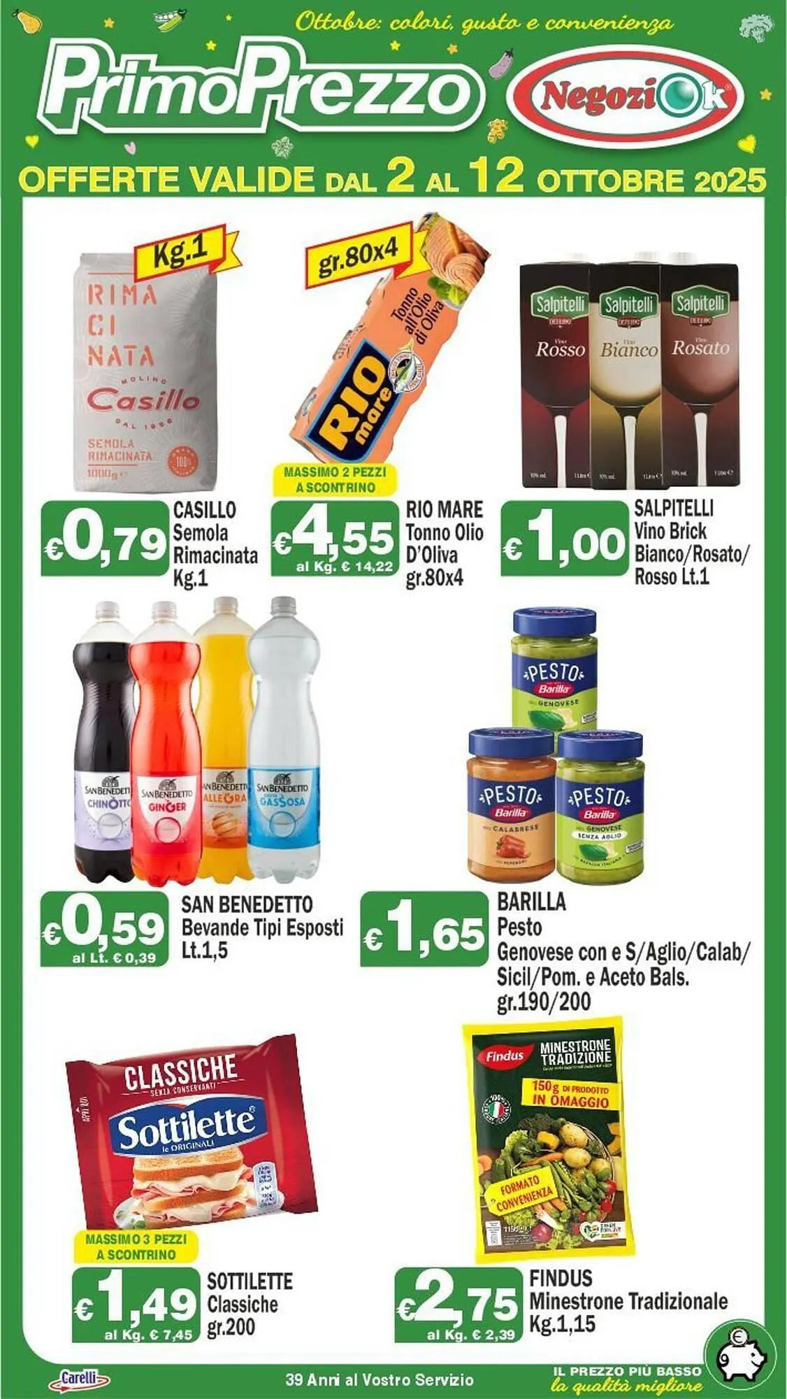Volantino Primo Prezzo da 2 ottobre a 12 ottobre di 2025 - Pagina del volantino 3
