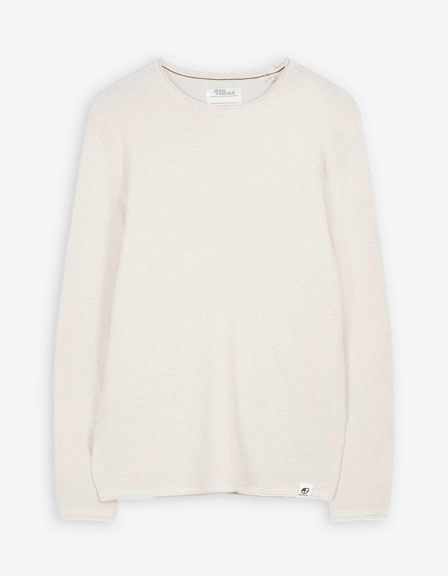 Pullover - Estremità arrotolate - bianco