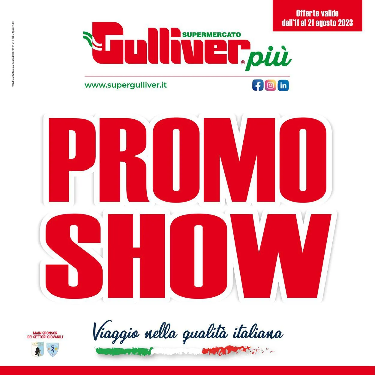 Gulliver Volantino attuale da 11 agosto a 21 agosto di 2023 - Pagina del volantino 1