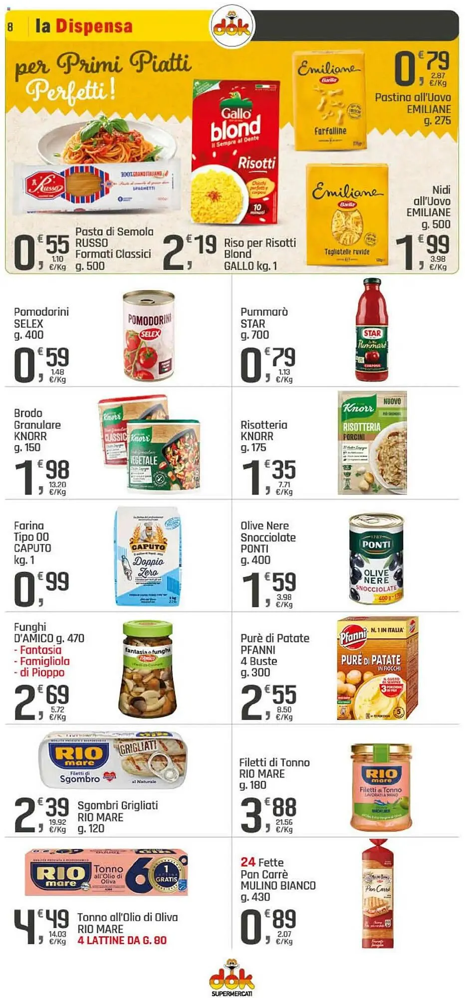 Volantino Supermercati Dok da 23 ottobre a 5 novembre di 2025 - Pagina del volantino 8