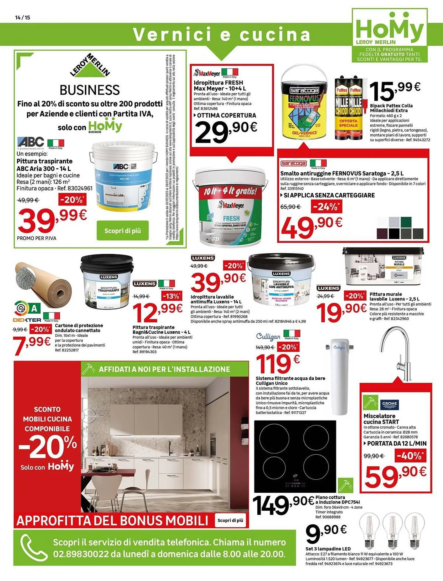 Volantino Leroy Merlin da 1 luglio a 27 luglio di 2025 - Pagina del volantino 14