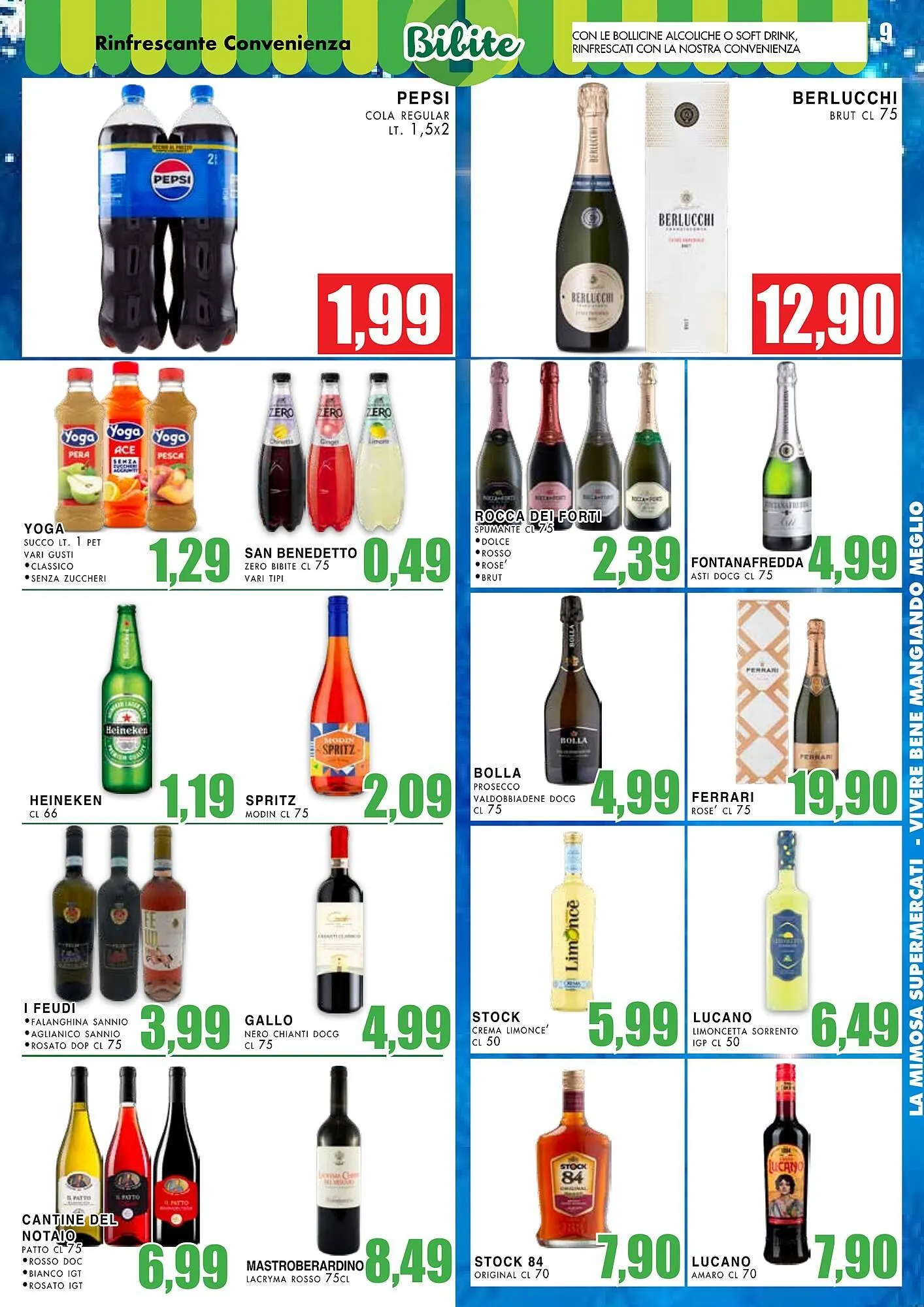 Volantino La Mimosa Supermercati da 1 dicembre a 14 dicembre di 2025 - Pagina del volantino 9