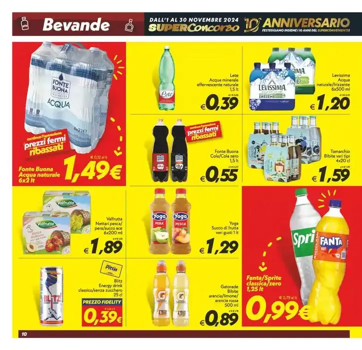 Anniversario festeggiamo insieme da 26 novembre a 5 dicembre di 2024 - Pagina del volantino 10