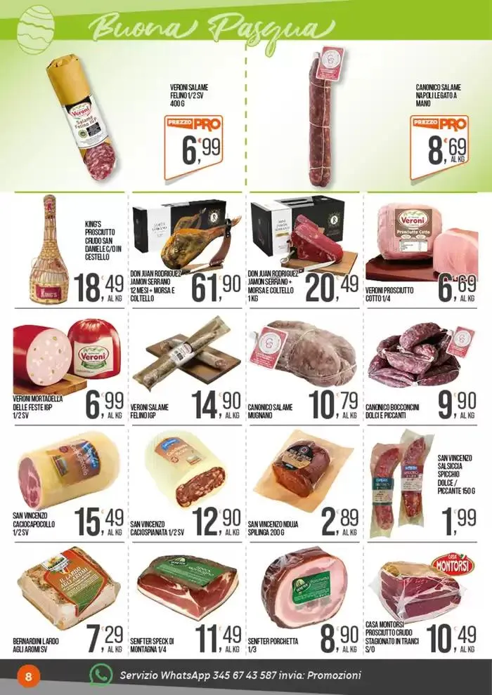 Buona pasqua a prezzi convenienti! da 7 aprile a 27 aprile di 2025 - Pagina del volantino 8