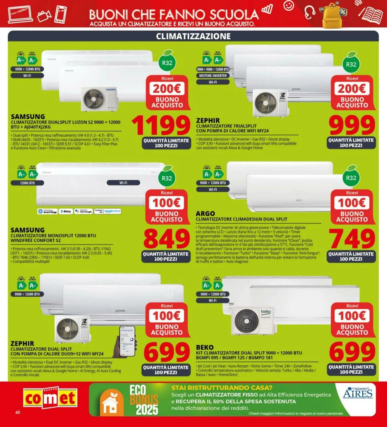 Comet Volantino attuale da 22 agosto a 11 settembre di 2025 - Pagina del volantino 40