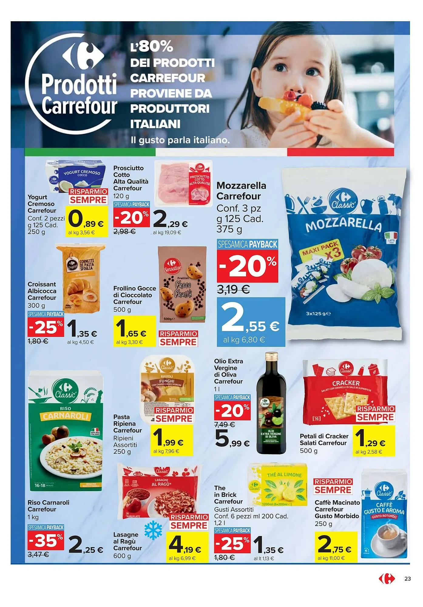 Volantino Carrefour Market da 26 settembre a 9 ottobre di 2025 - Pagina del volantino 23