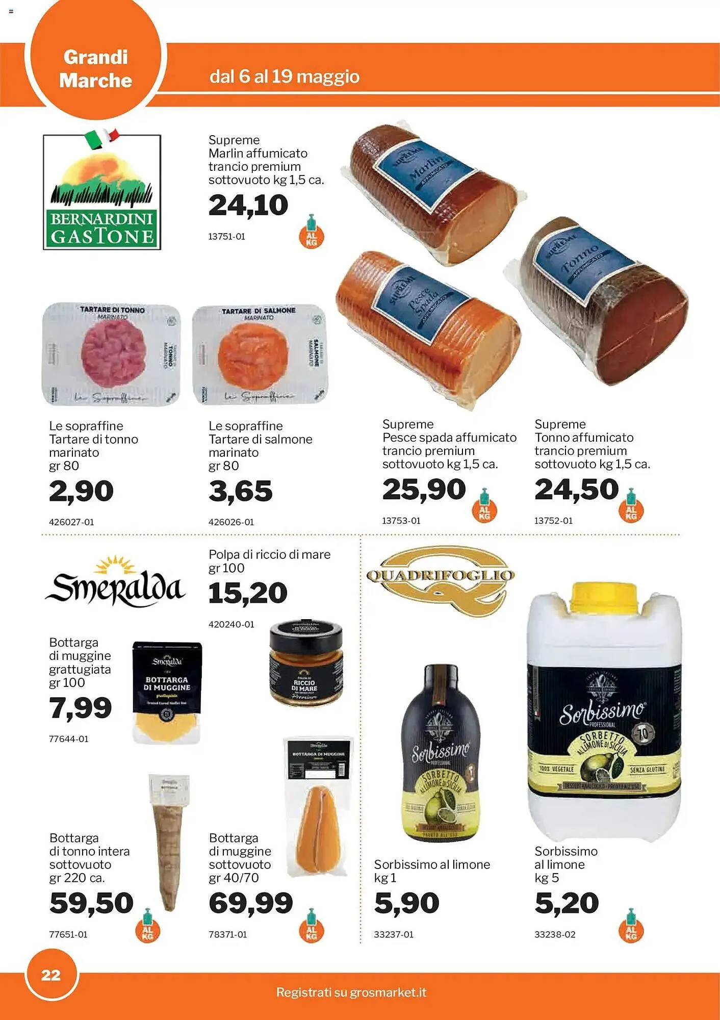 Volantino GrosMarket da 6 maggio a 19 maggio di 2026 - Pagina del volantino 22