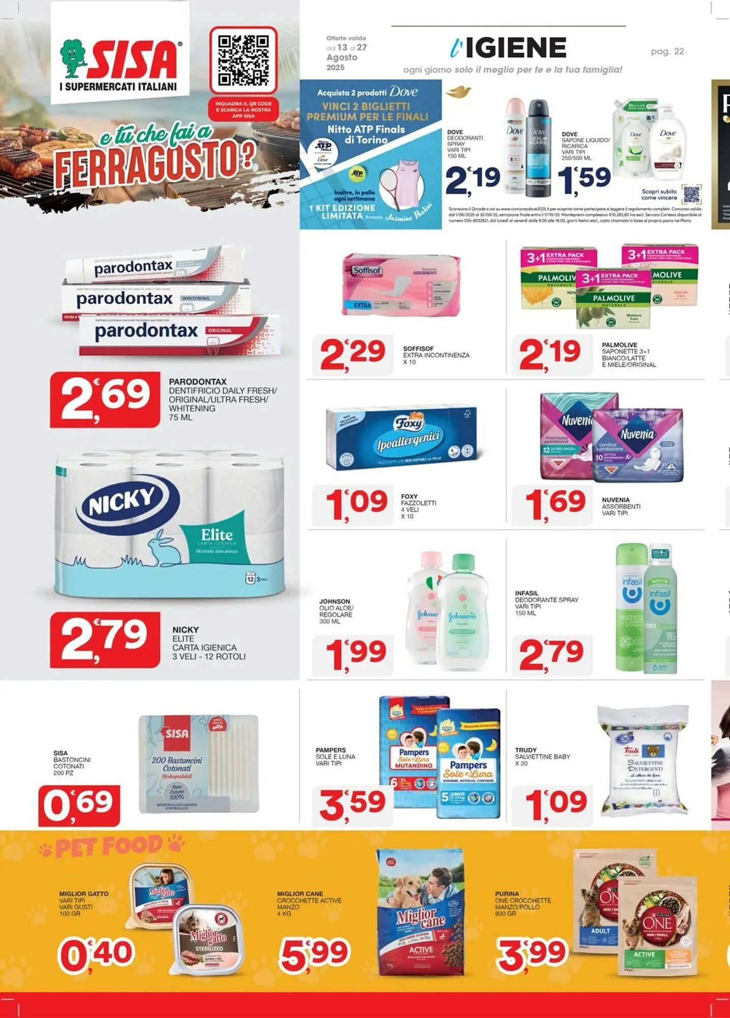 Volantino Sisa da 13 agosto a 27 agosto di 2025 - Pagina del volantino 22