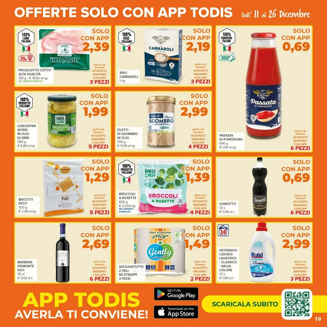 Todis Volantino attuale da 24 dicembre a 7 gennaio di 2026 - Pagina del volantino 19