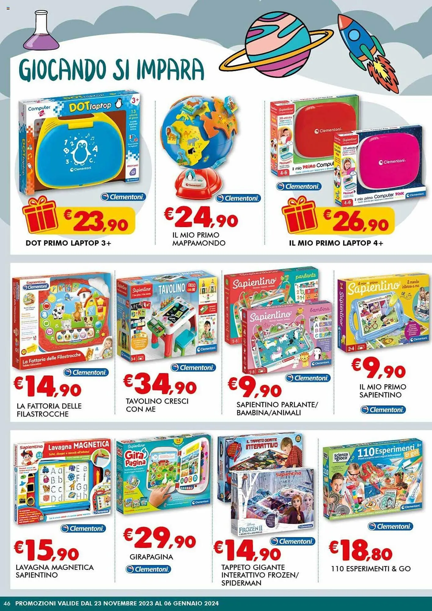 Volantino Europlanet Casa da 23 novembre a 6 gennaio di 2024 - Pagina del volantino 46