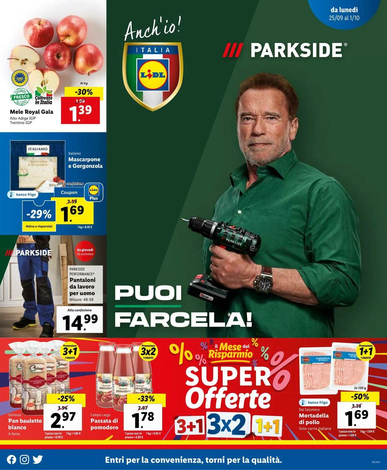 Lidl Volantino attuale da 25 settembre a 1 ottobre di 2023 - Pagina del volantino 1
