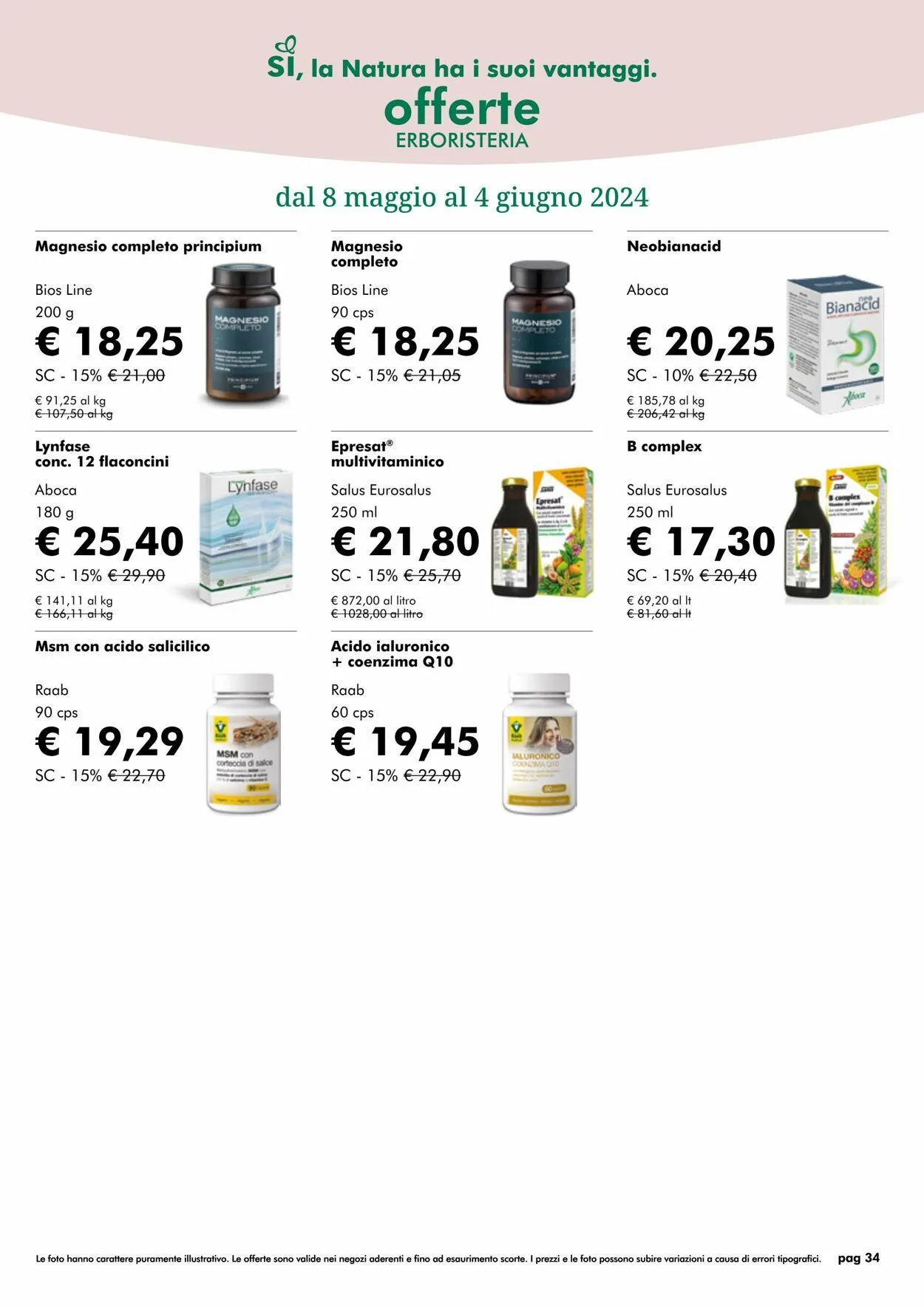 Natura Sì Volantino attuale da 7 maggio a 21 maggio di 2024 - Pagina del volantino 34