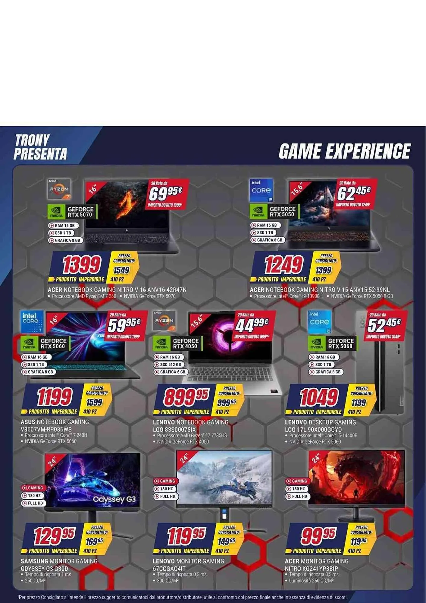 Volantino Trony da 17 aprile a 27 aprile di 2026 - Pagina del volantino 21