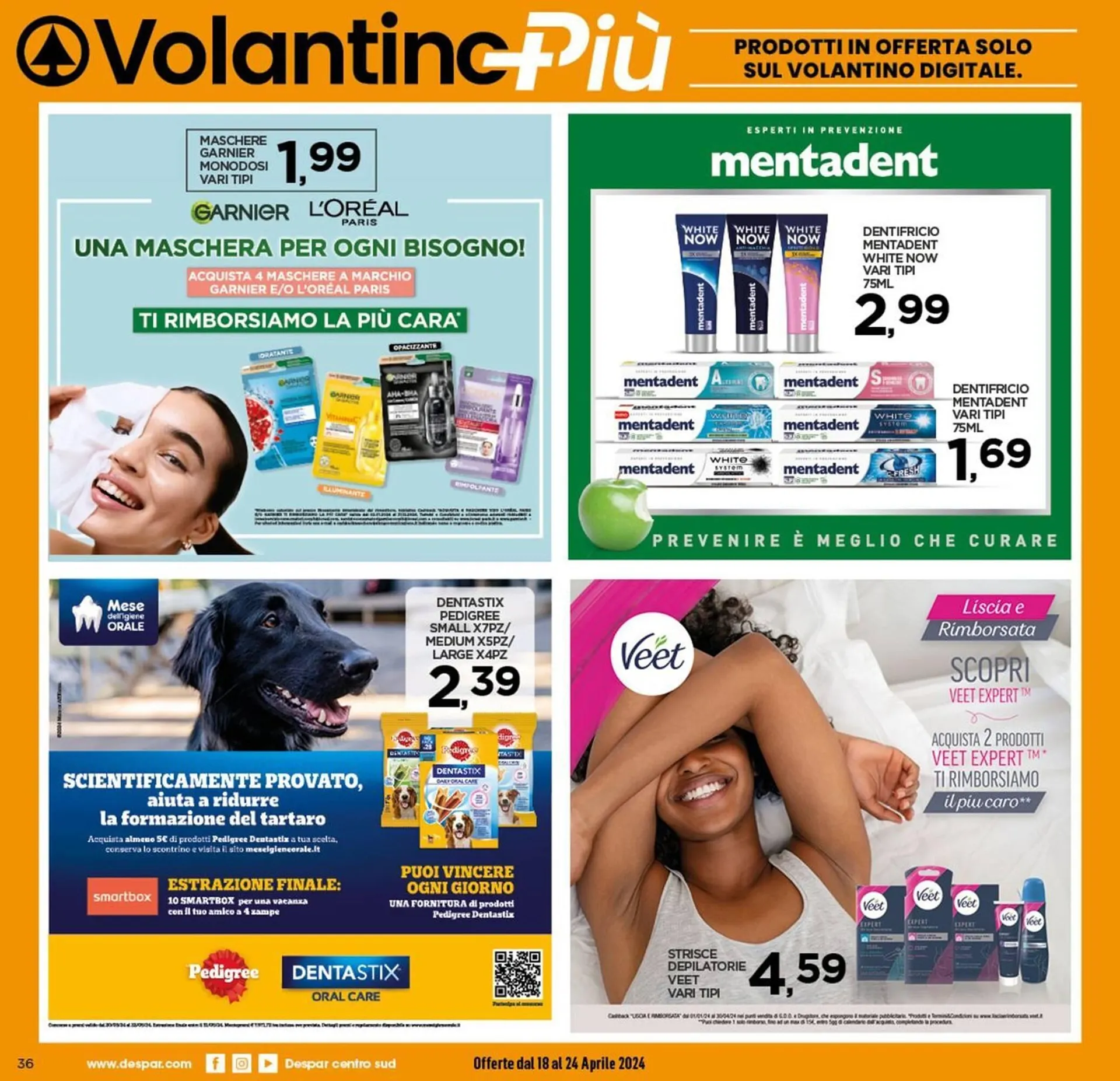 Volantino Interspar da 18 aprile a 24 aprile di 2024 - Pagina del volantino 36