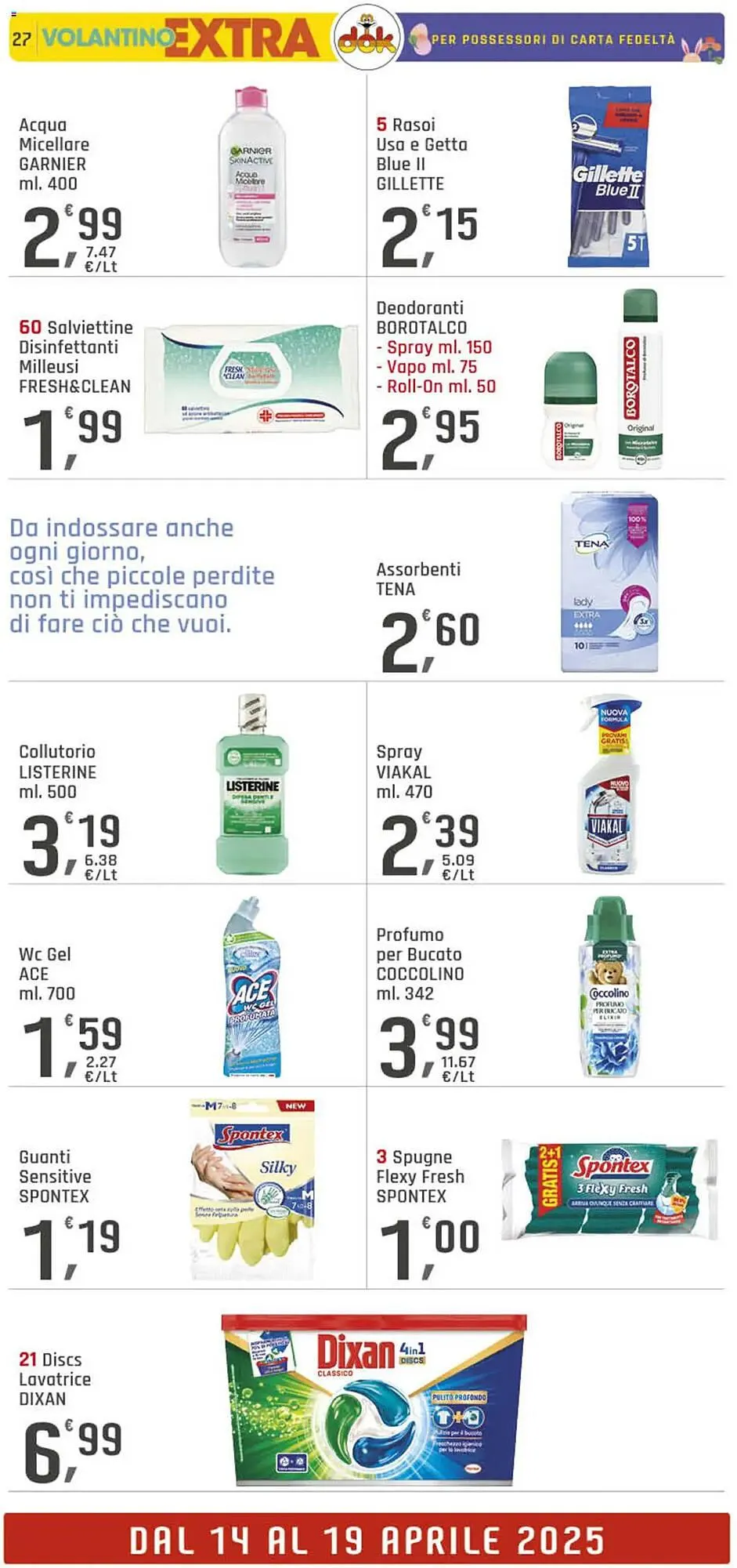 Volantino Supermercati Dok da 10 aprile a 19 aprile di 2025 - Pagina del volantino 27