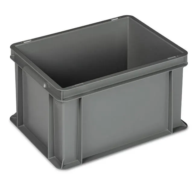 Cesta in polipropilene MOBIL PLASTIC Eurobox grigio P 30 x L 40 x H 22 cm
