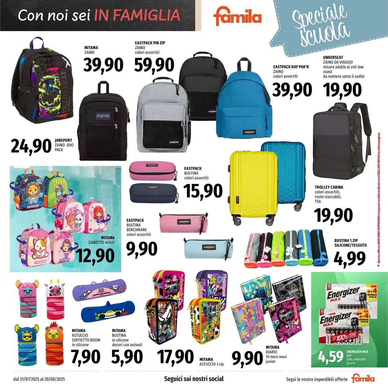 Famila Volantino attuale da 31 luglio a 20 agosto di 2025 - Pagina del volantino 23