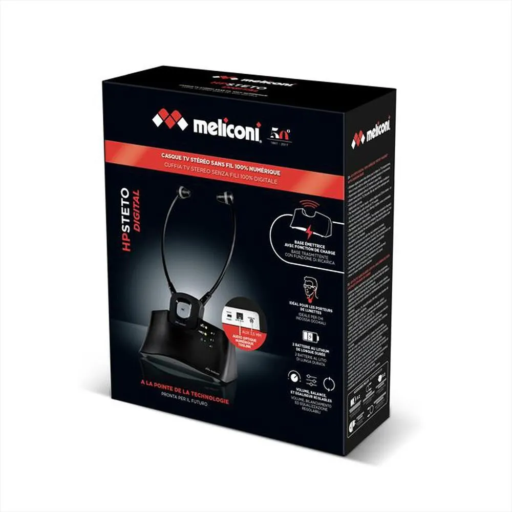 MELICONI - HP STETO DIGITAL-plastica / colore nero