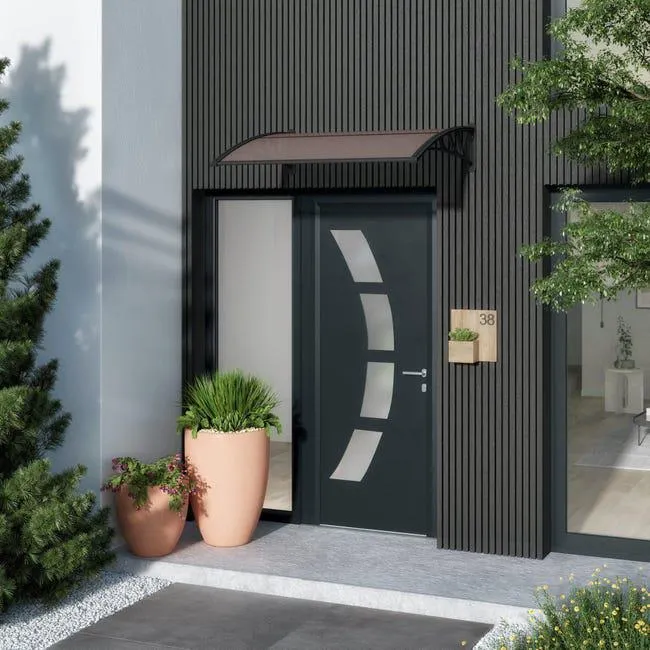 Tettoia in resina testa di moro L 120 x P 100 cm struttura in resina Vedi i dettagli del prodotto