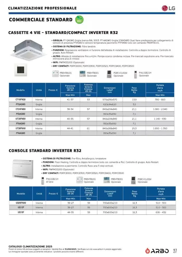 Catalogo Climatizzazione 2025 da 1 gennaio a 31 dicembre di 2025 - Pagina del volantino 27