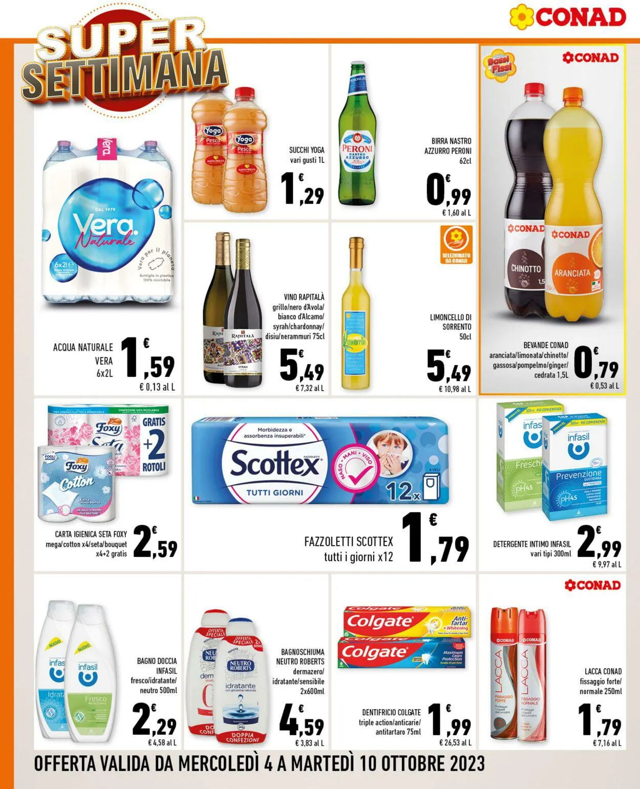 Conad - Superstore - Palermo Volantino attuale da 4 ottobre a 10 ottobre di 2023 - Pagina del volantino 8