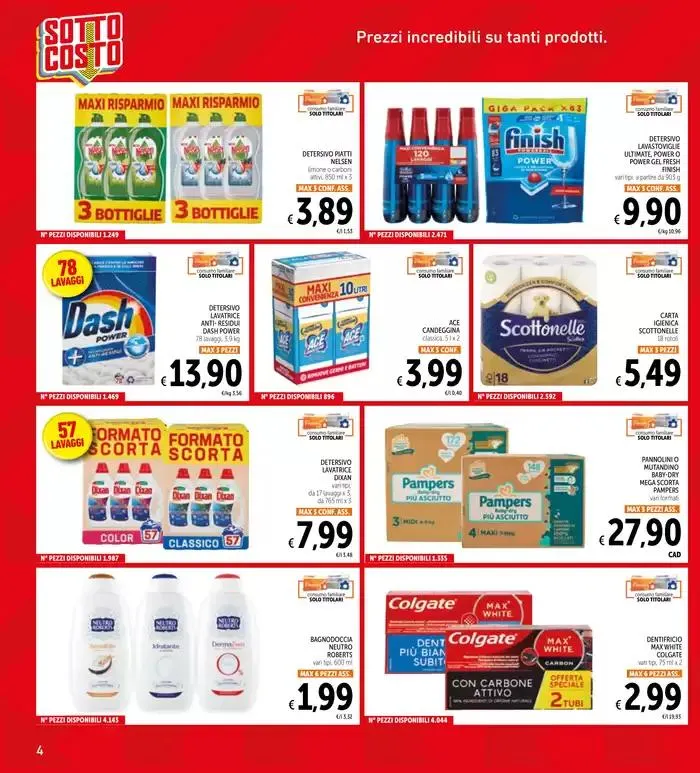 Sottocosto da 31 gennaio a 9 febbraio di 2025 - Pagina del volantino 4