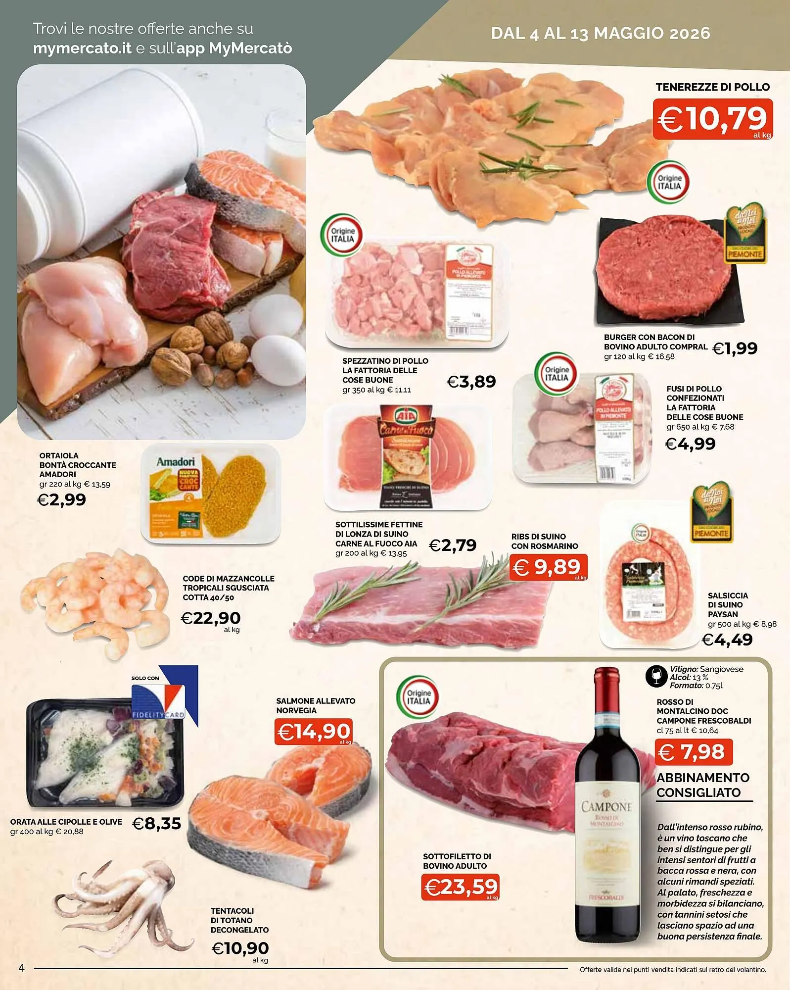 Volantino Mercatò Big da 4 maggio a 13 maggio di 2026 - Pagina del volantino 4