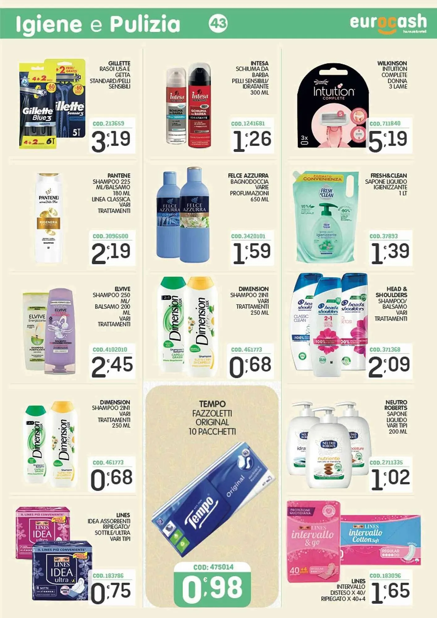 Volantino Eurocash da 16 marzo a 5 aprile di 2026 - Pagina del volantino 43