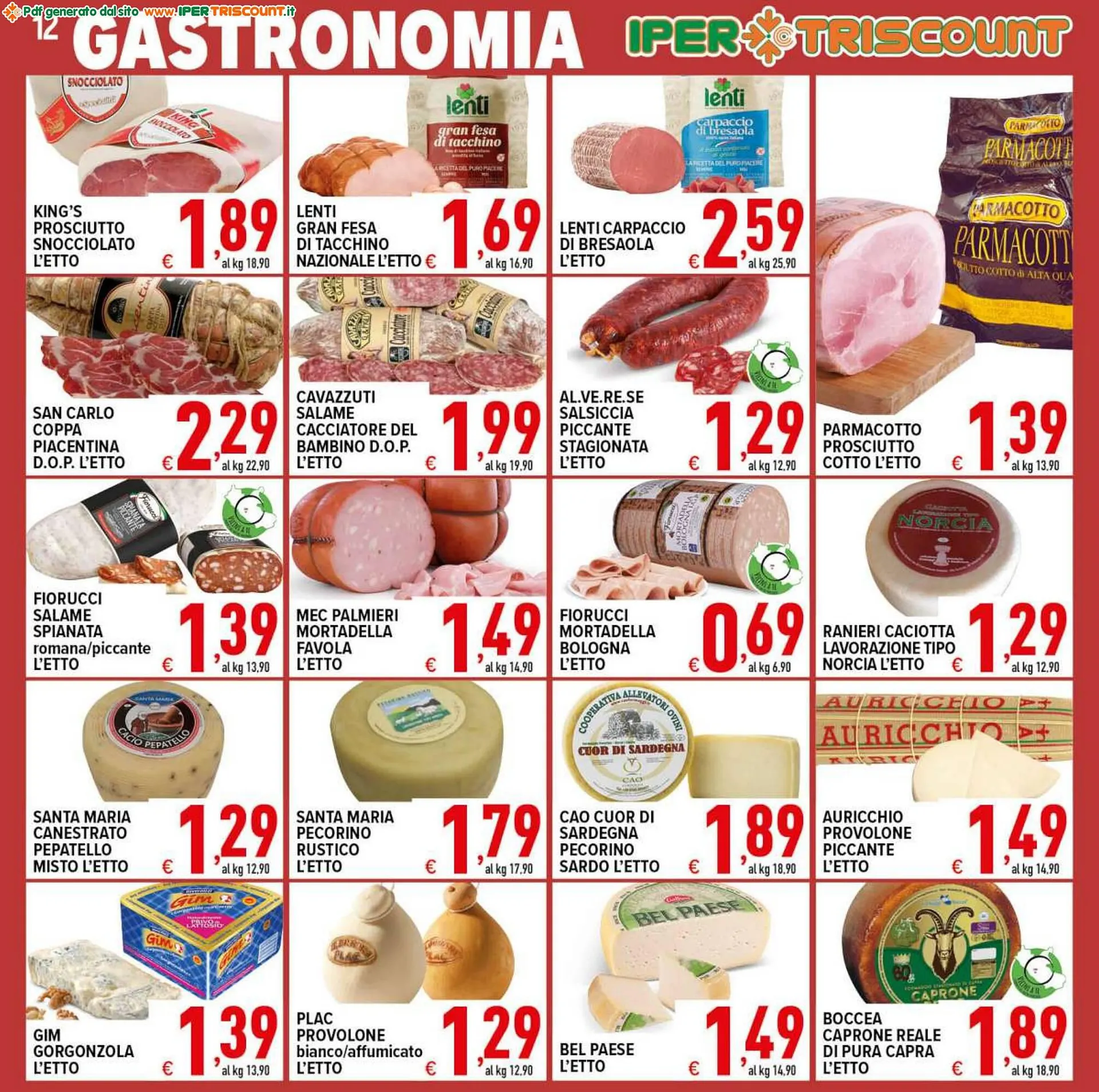 Volantino Iper Triscount da 23 agosto a 31 agosto di 2023 - Pagina del volantino 12