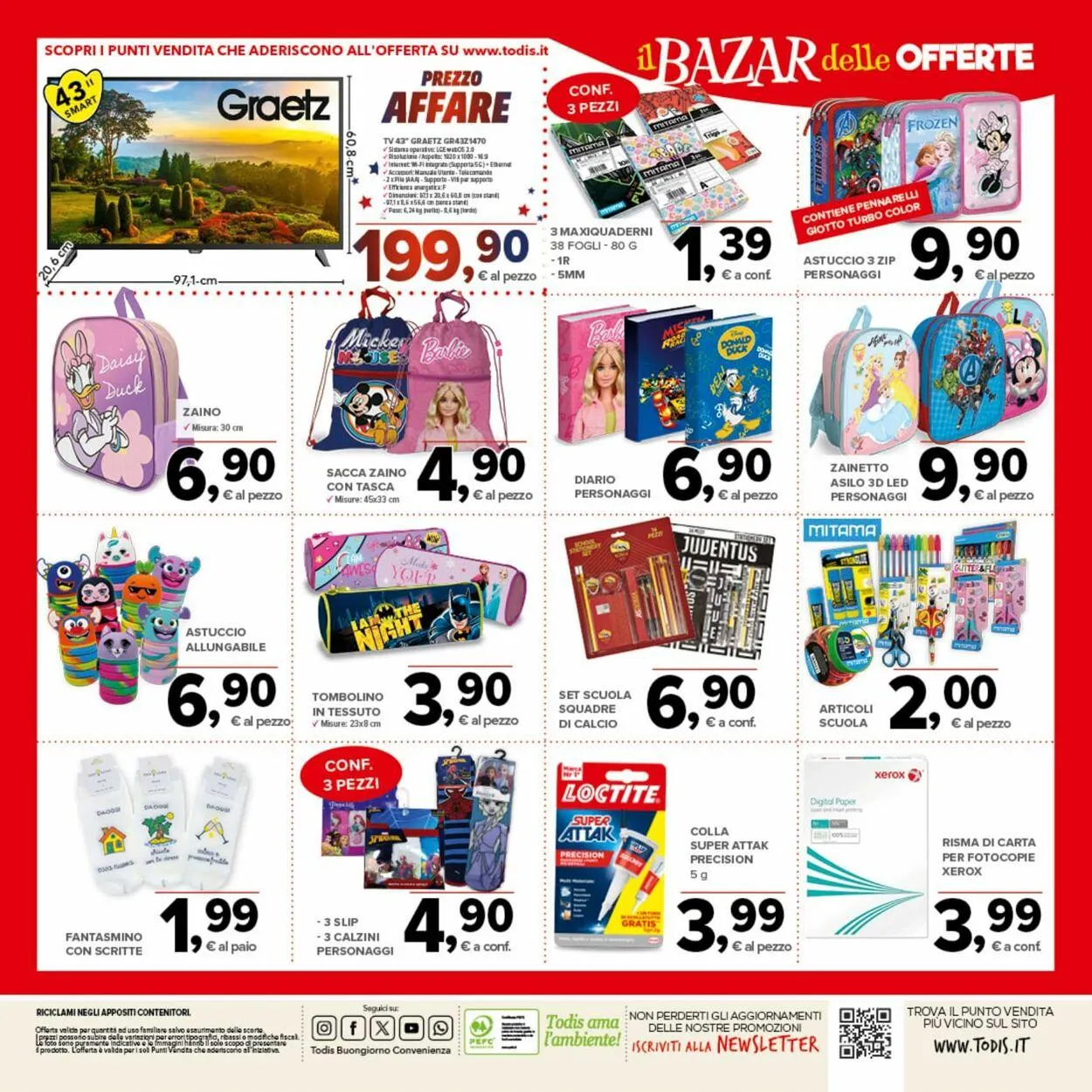 Todis Volantino attuale da 4 settembre a 18 settembre di 2024 - Pagina del volantino 20