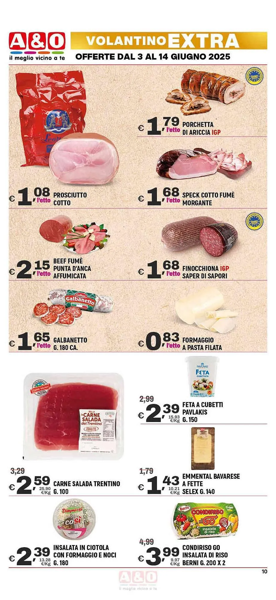 Volantino A&O da 3 giugno a 14 giugno di 2025 - Pagina del volantino 10