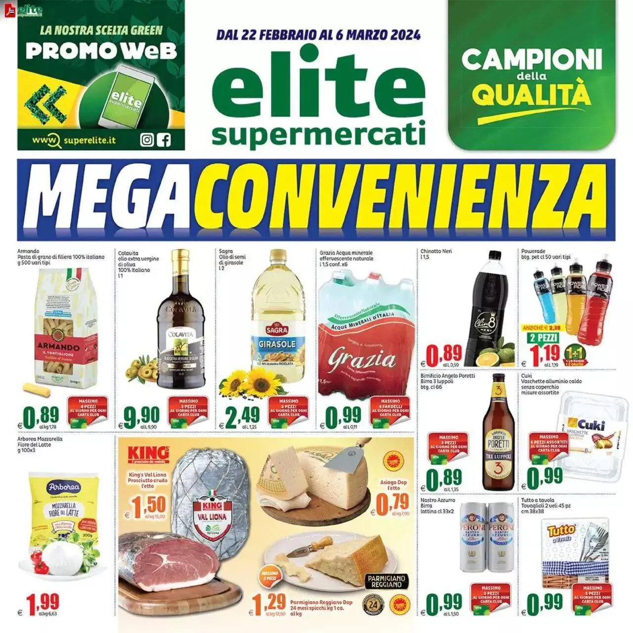 Volantino Elite Supermercati da 22 febbraio a 6 marzo di 2024 - Pagina del volantino 1