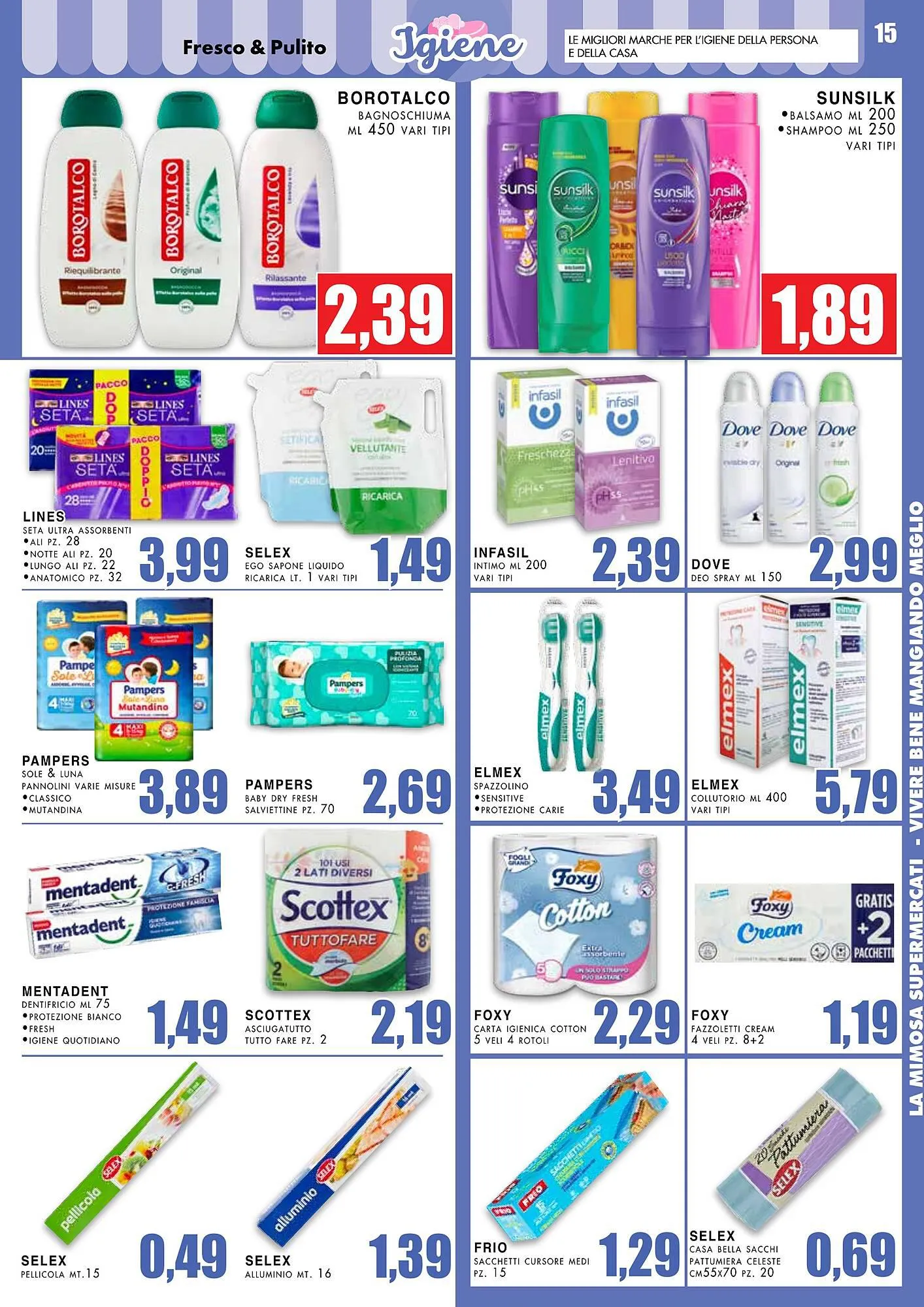 Volantino La Mimosa Supermercati da 15 aprile a 28 aprile di 2024 - Pagina del volantino 15