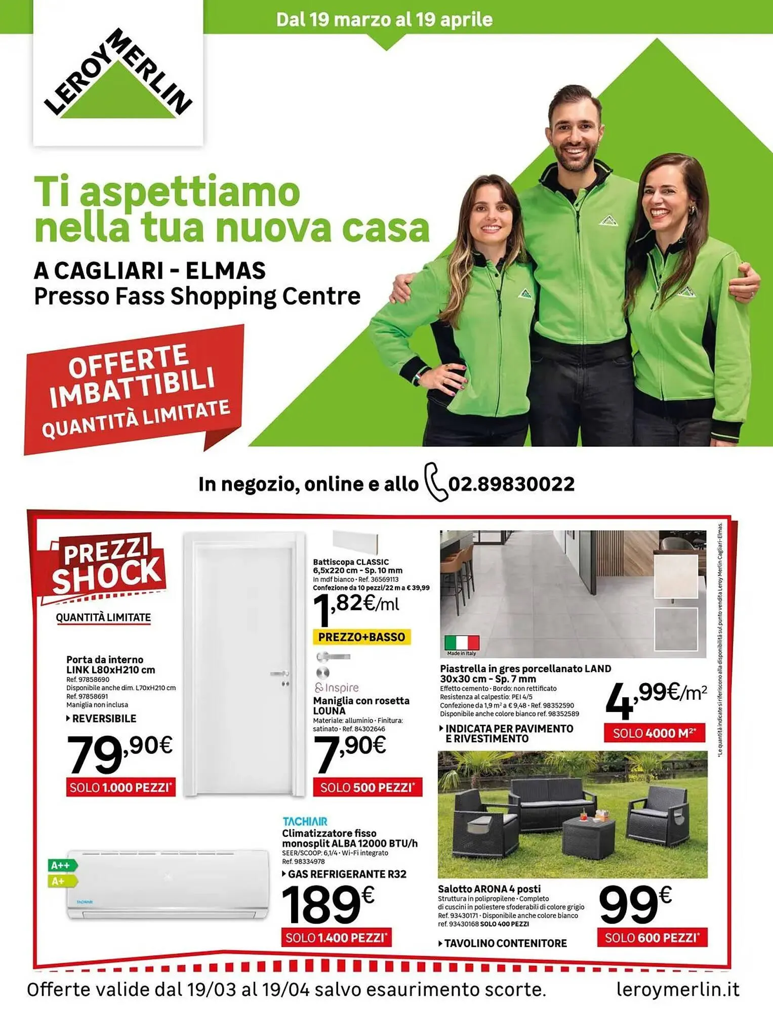 Volantino Leroy Merlin da 18 marzo a 19 aprile di 2026 - Pagina del volantino 1