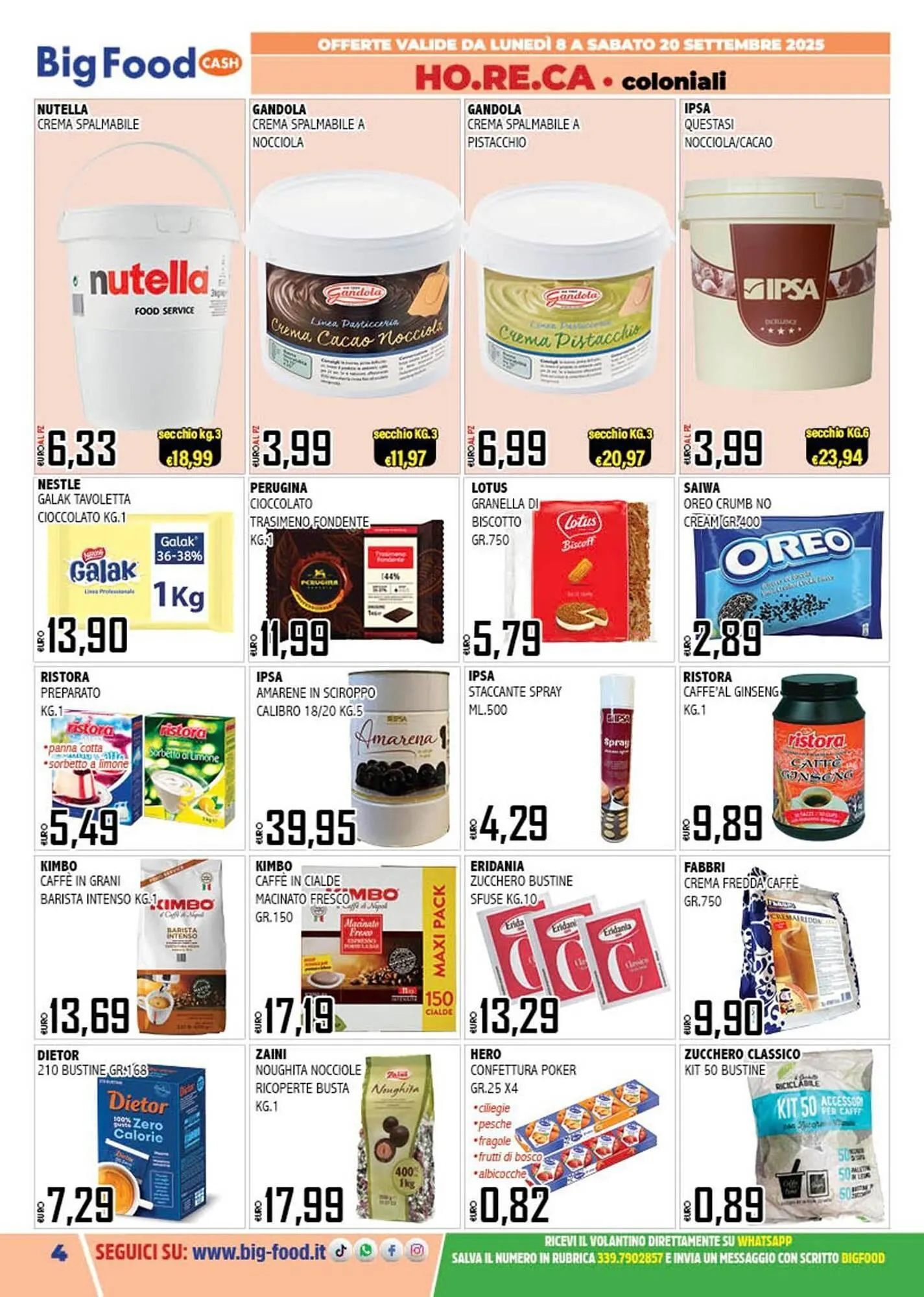 Volantino Big Food da 8 settembre a 20 settembre di 2025 - Pagina del volantino 4