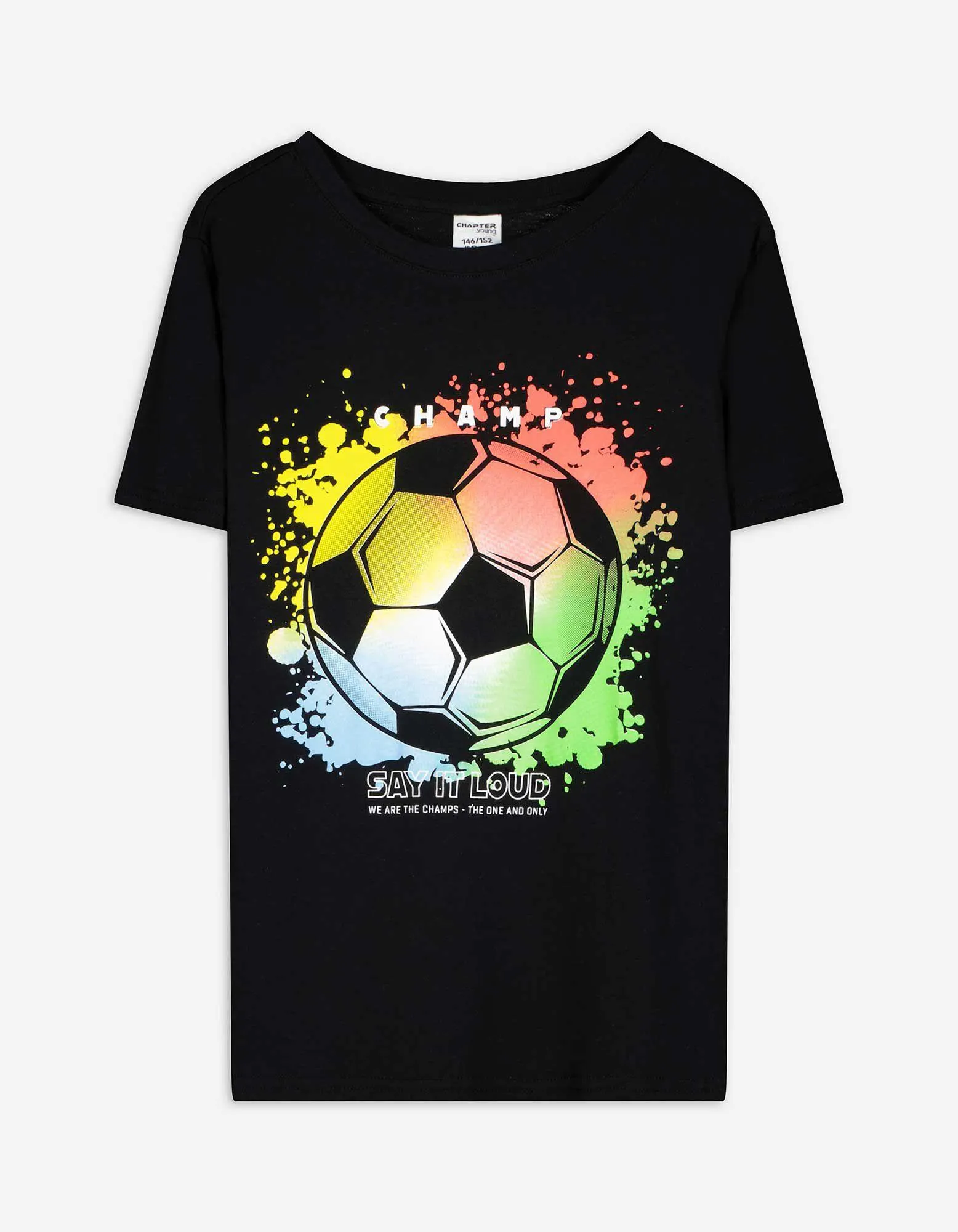T-shirt - Stampa frontale - nero