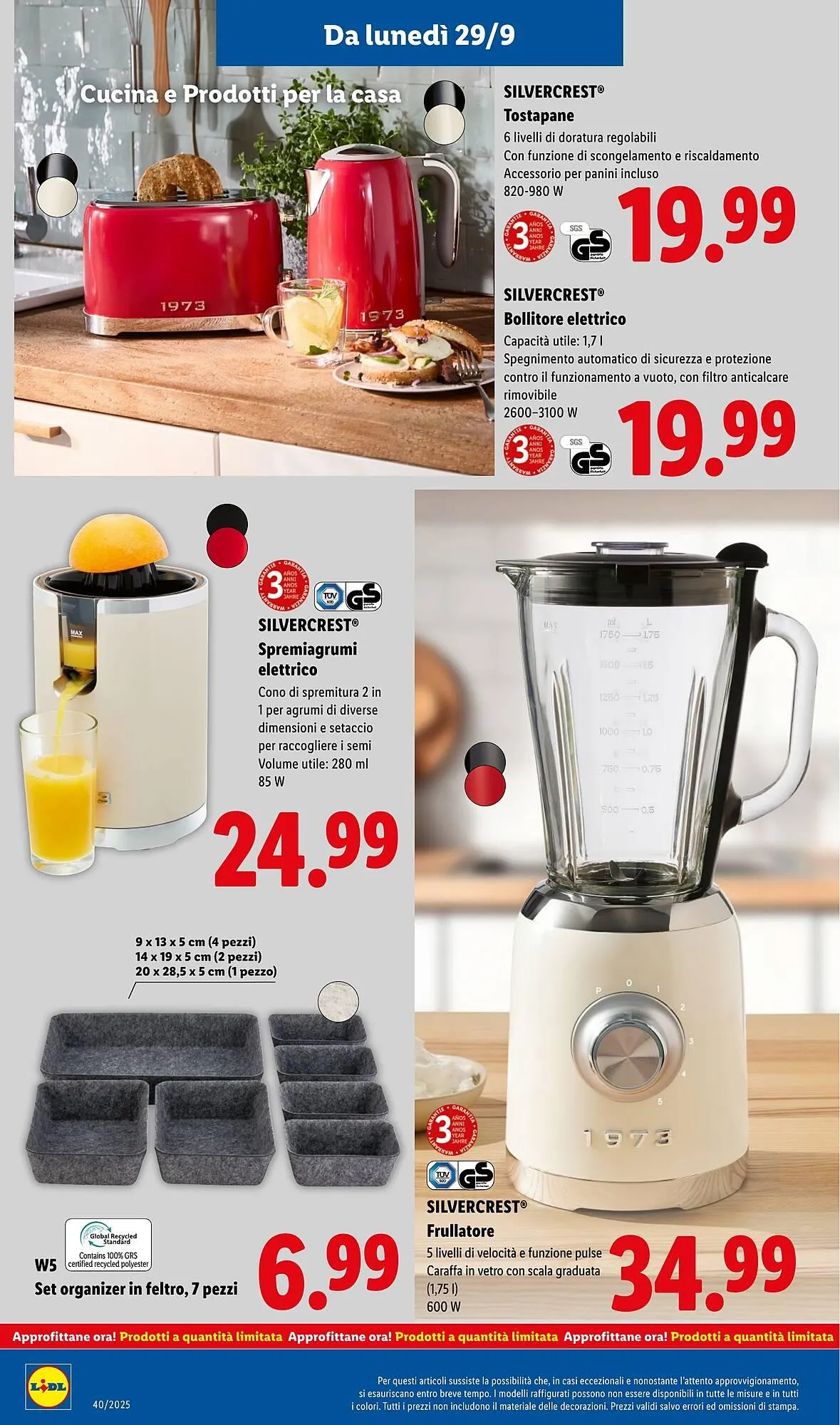 Volantino Lidl da 29 settembre a 5 ottobre di 2025 - Pagina del volantino 38