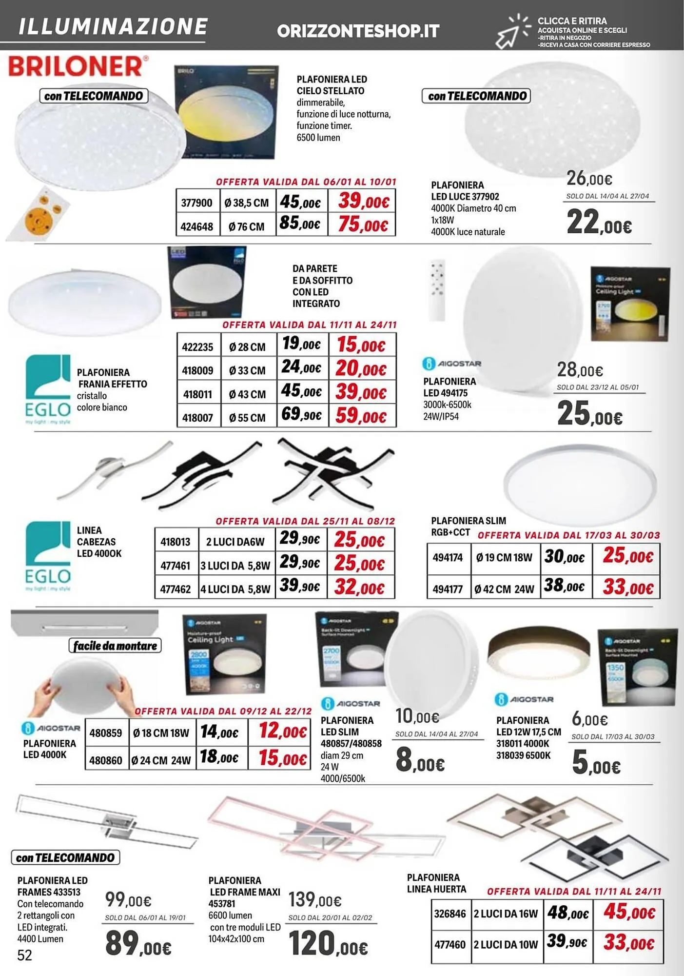 Volantino Orizzonte da 11 febbraio a 30 aprile di 2025 - Pagina del volantino 52